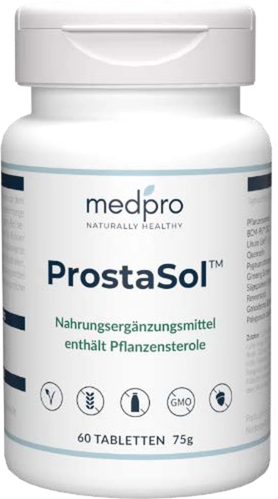 ProstaSol bottle with 60 tablets